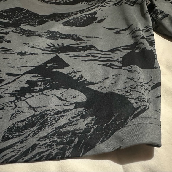 Nike Dri-Fit Marble Pattern Shorts Black/Grey Size Small Child - Picture 3 of 9